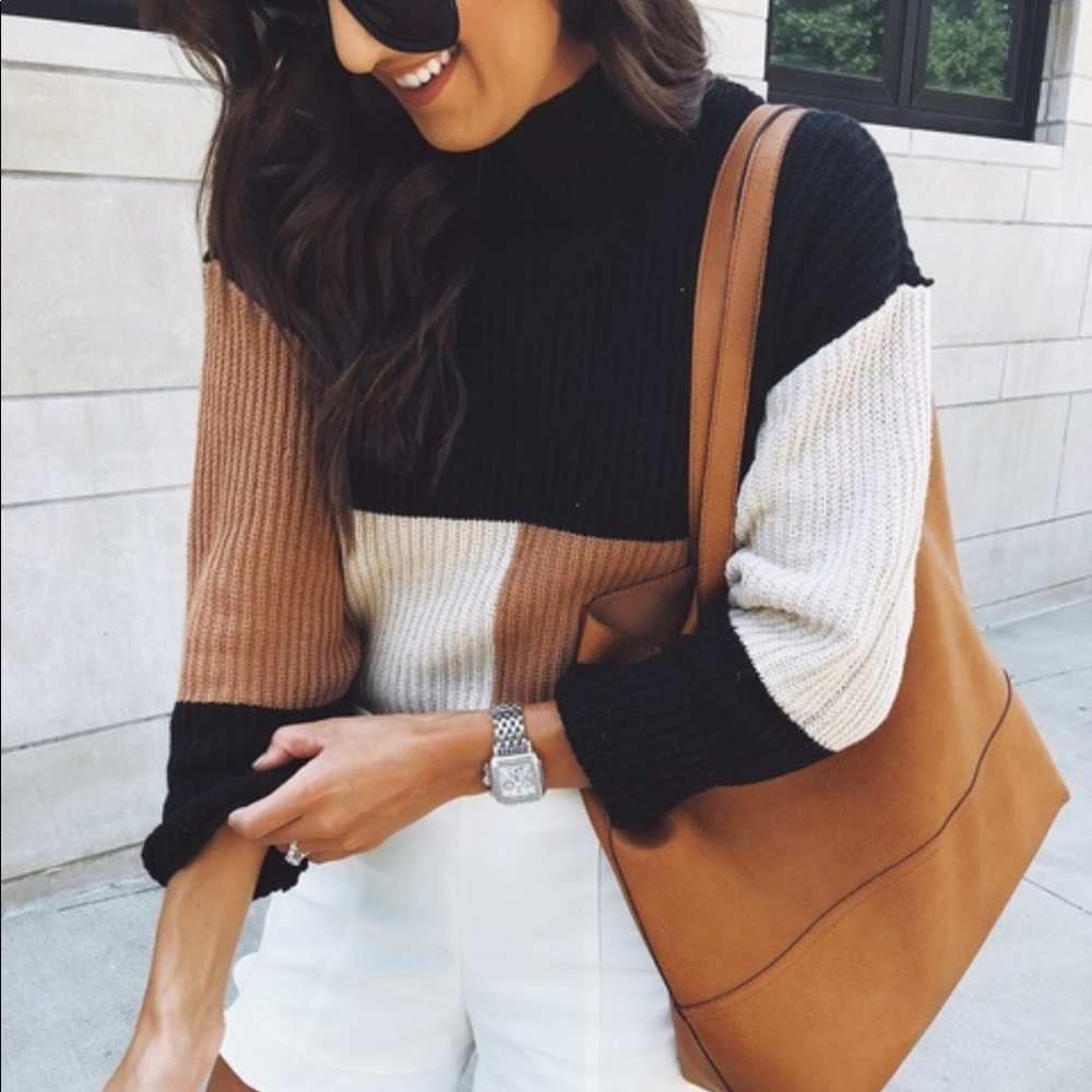 Women’s Color blocked Long sleeve Top
